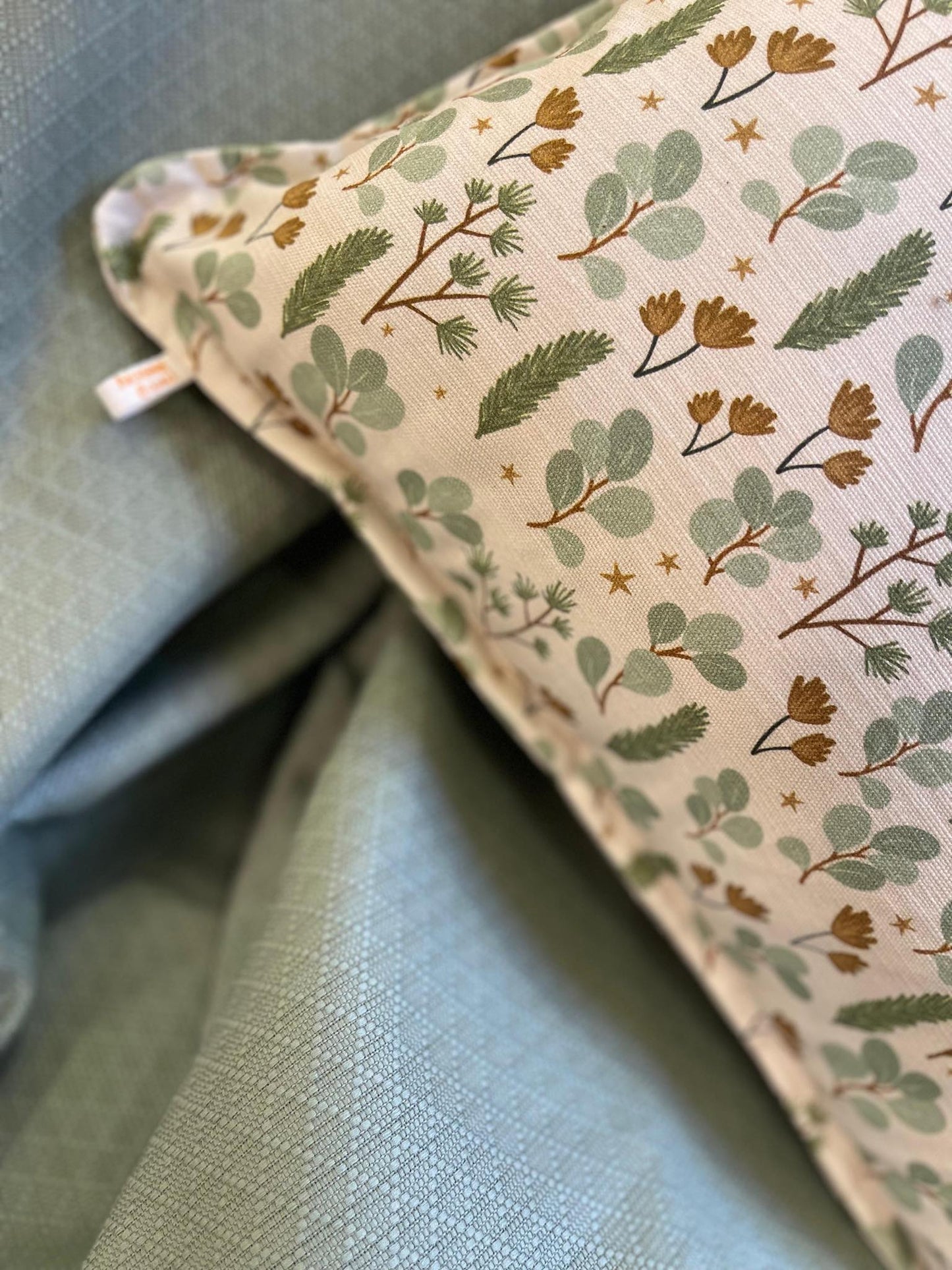 Patterned Cotton Cushion Cover